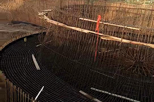 玉溪砼烟囱新建施工现场