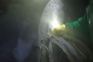 玉溪消防水池堵漏现场